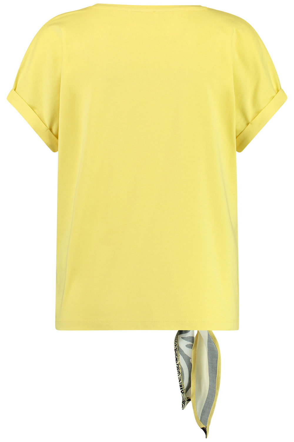 Gerry Weber 370272 Bleached Sun Lime Flower Print Tie-Waist Top - Experience Boutique