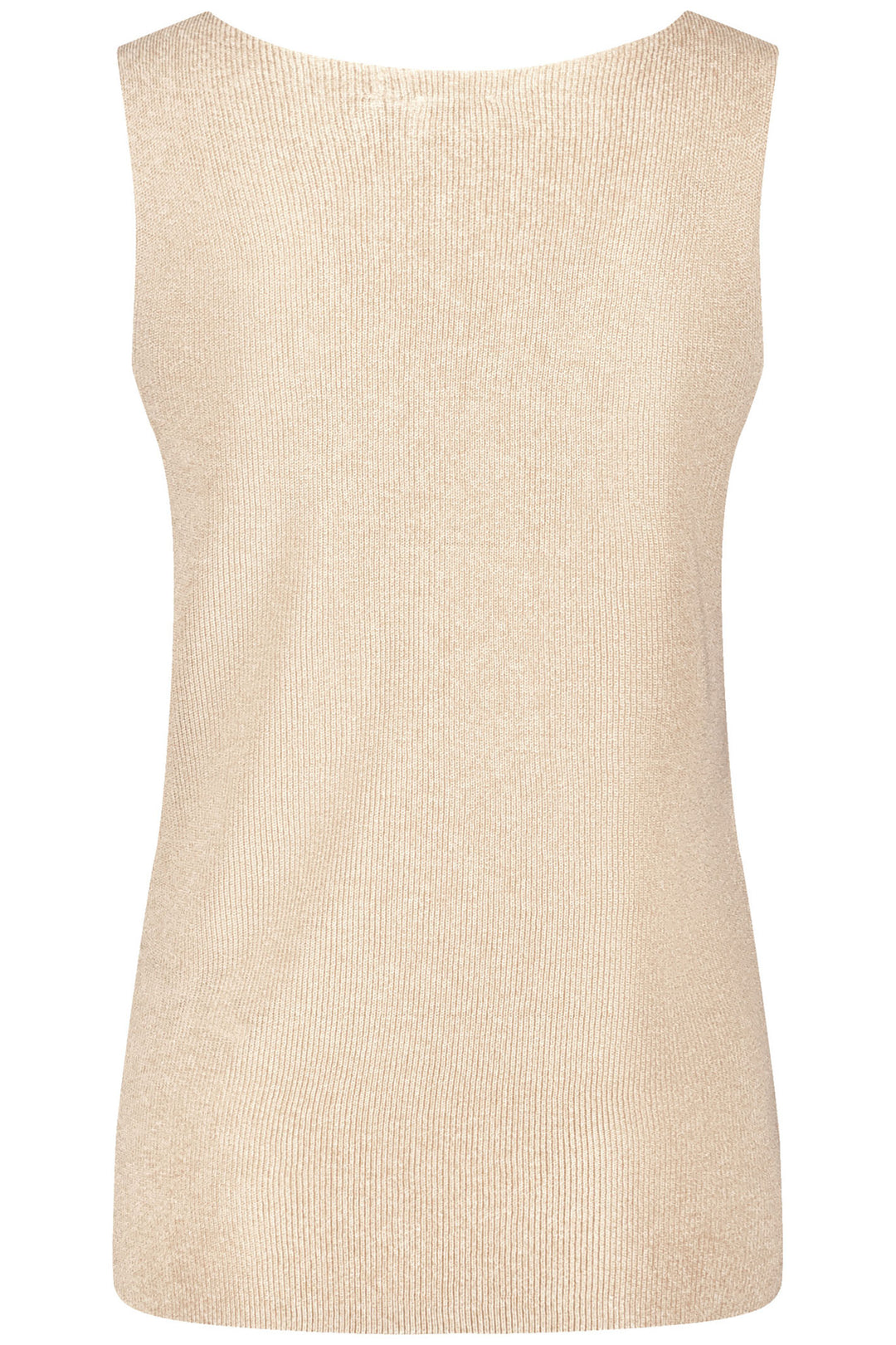 Gerry Weber 371031 Oatmeal Knitted Vest Top - Experience Boutique