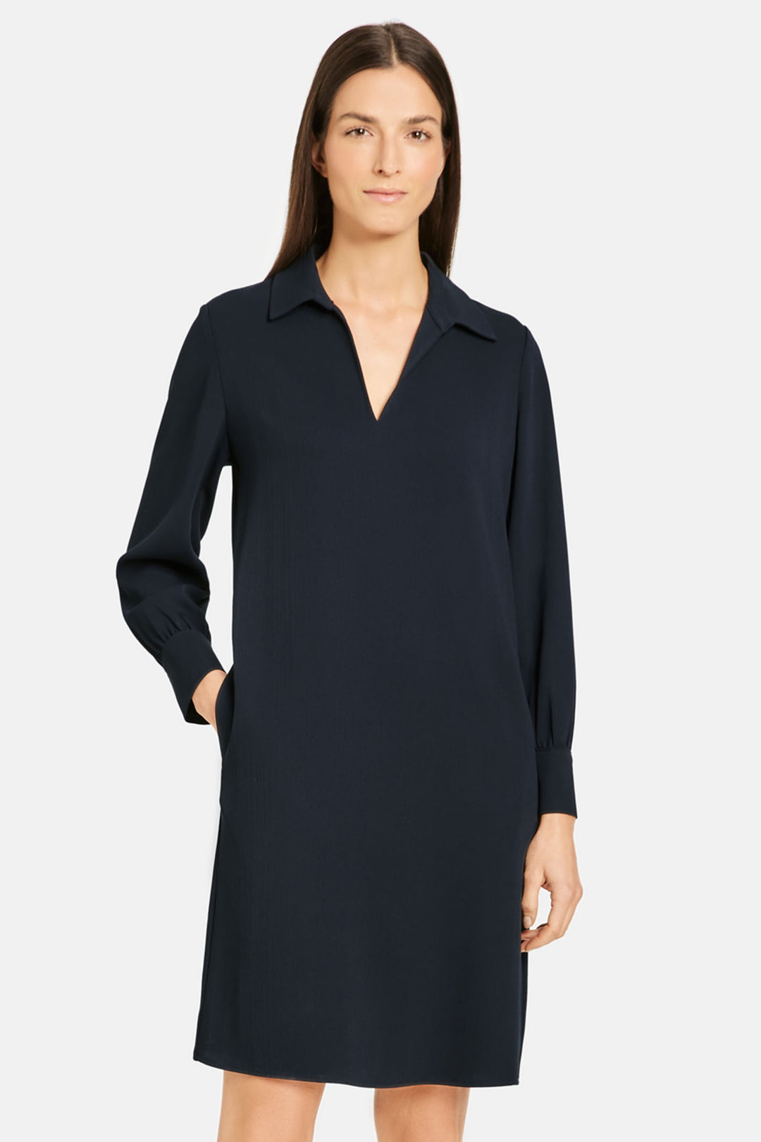 Gerry Weber 380011 31250 Navy Shirt Dress - Main Image