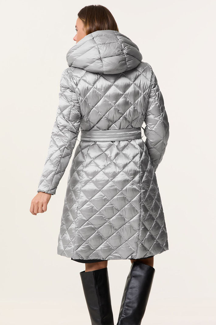 Gerry Weber 450207 Flint Quilted Longline Coat - Experience Boutique