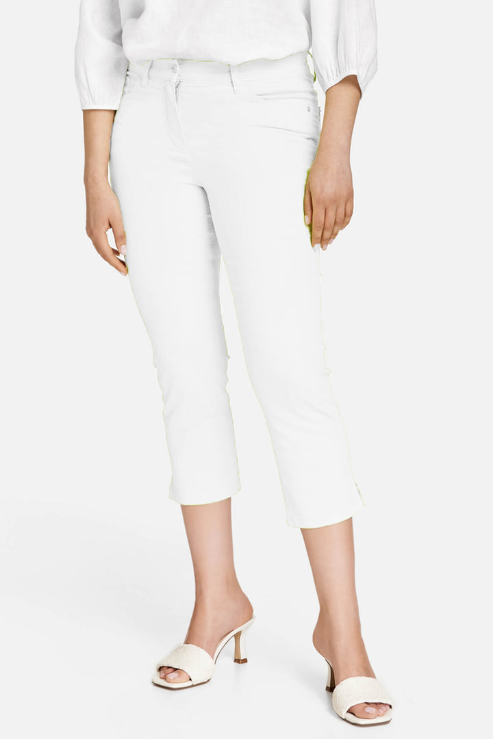 Gerry Weber 822097 White Best4me Lighweight Jeans - Experience Boutique