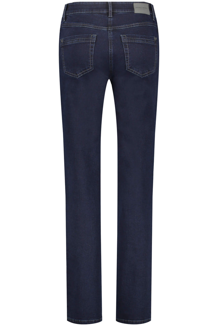 Gerry Weber 92307 Dark Blue Denim Straight Leg Jeans Regular - Experience Boutique