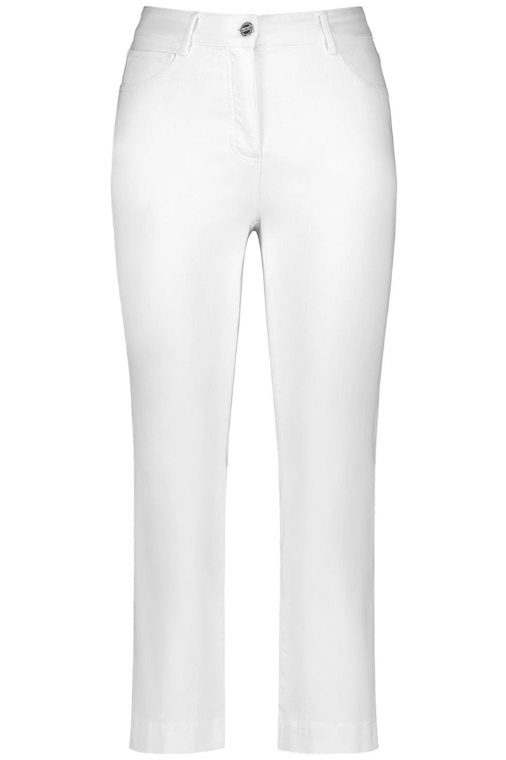 Gerry Weber 925046 31600 Off White Straight Leg Jeans - Experience Boutique
