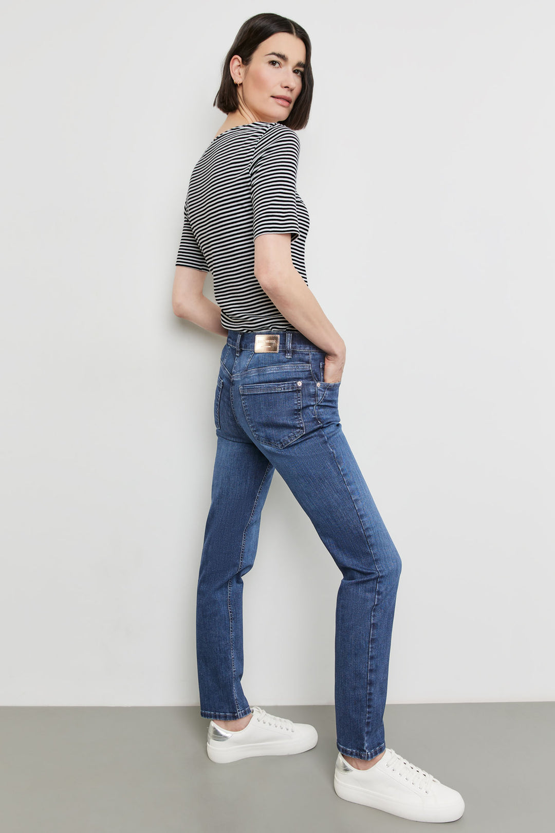 Gerry Weber 925061 Blue Denim Perfect4Ever Slim Leg Jeans Regular - Experience Boutique