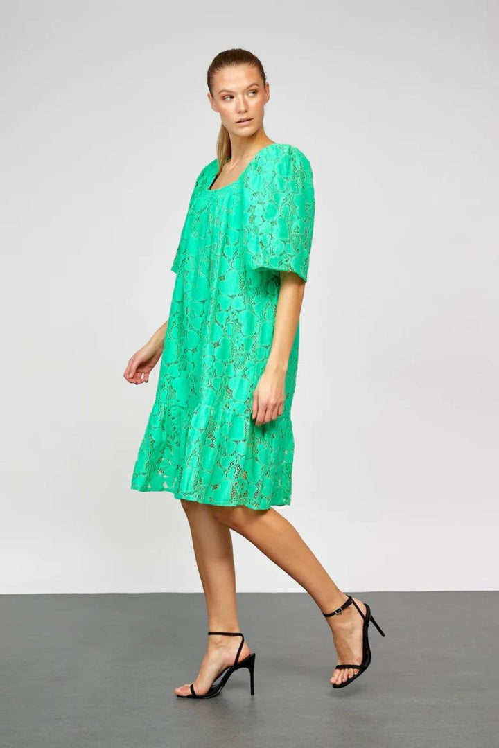 Gomaye 28833 Green Lace Dress