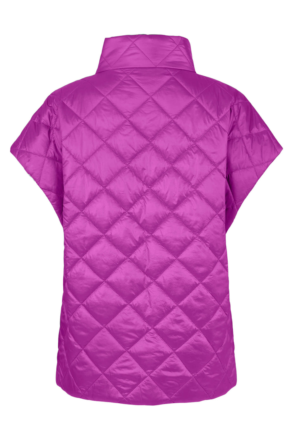 Gomaye 29150-2198-57 Purple High Neck Padded Gilet - Experience Boutique