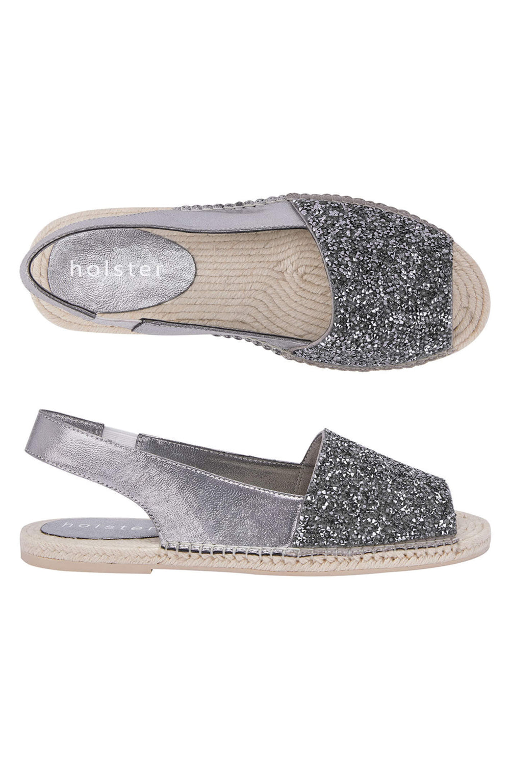 Holster Pewter Cora Sandals - Experience Boutique