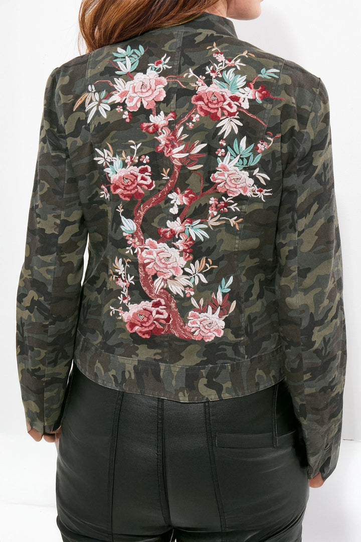 Joe Browns Boutique Blossom Embroidered Cotton Jacket WJ718A - Experience Boutique