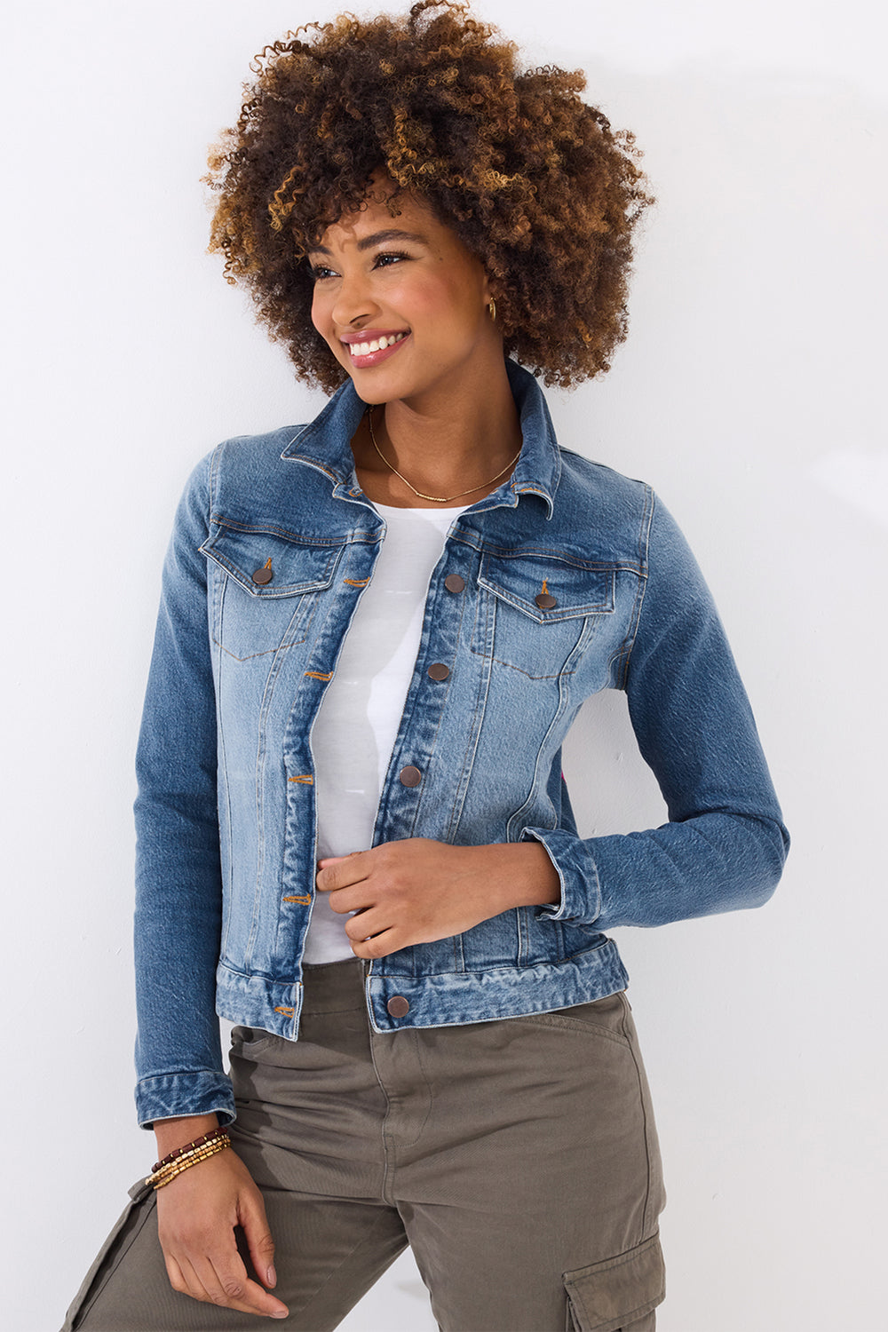 Joe Browns Boutique Tallulah Embroidered Denim Jacket WJ712 - Experience Boutique