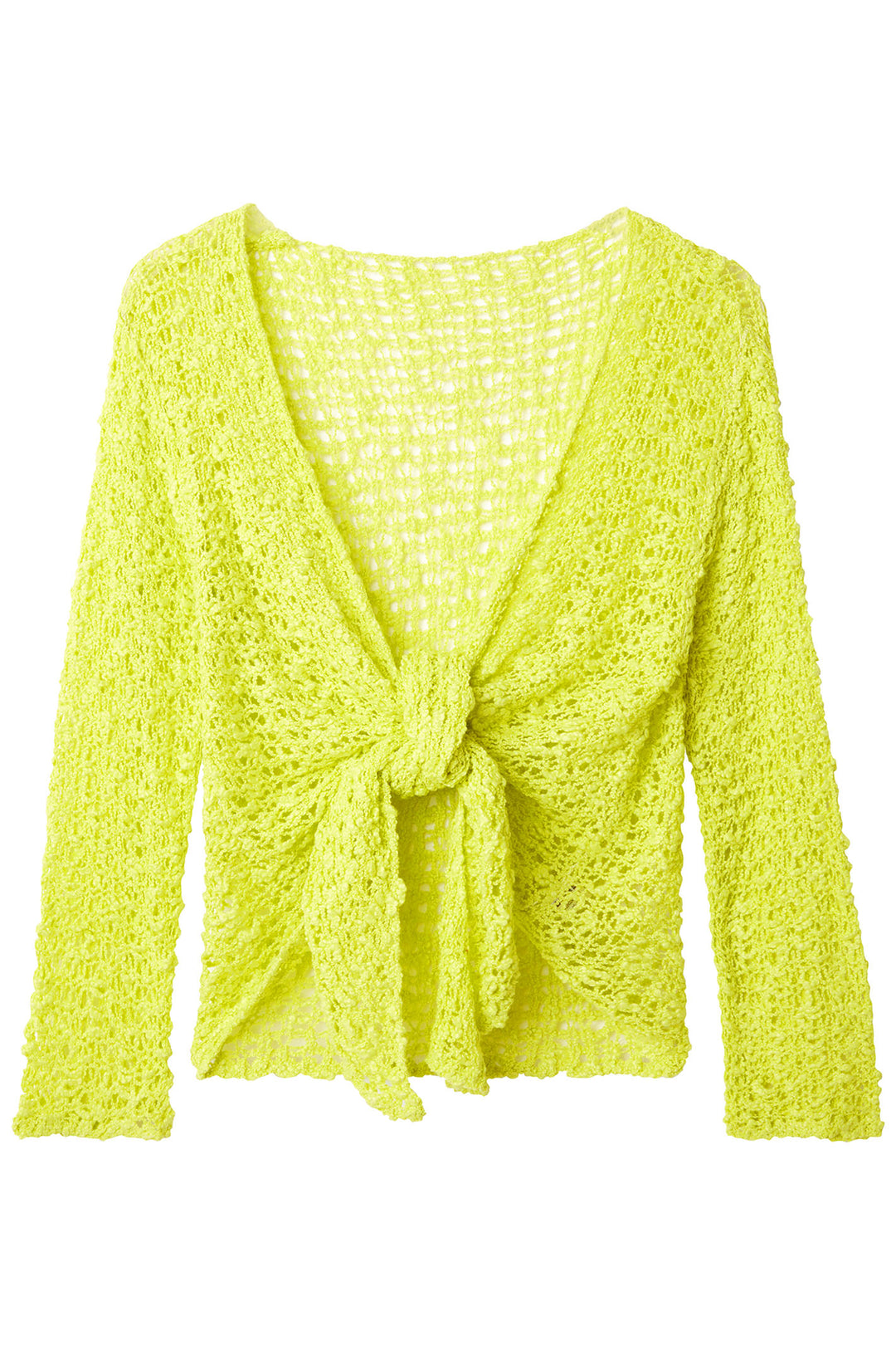 Joe Browns HB403A Fresh And Fancy Lime Green Popcorn Cardigan - Experience Boutique