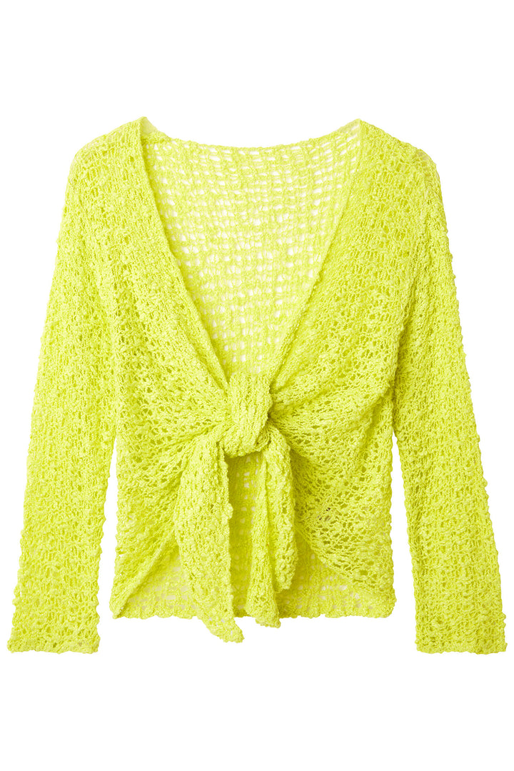 Joe Browns HB403A Fresh And Fancy Lime Green Popcorn Cardigan - Experience Boutique