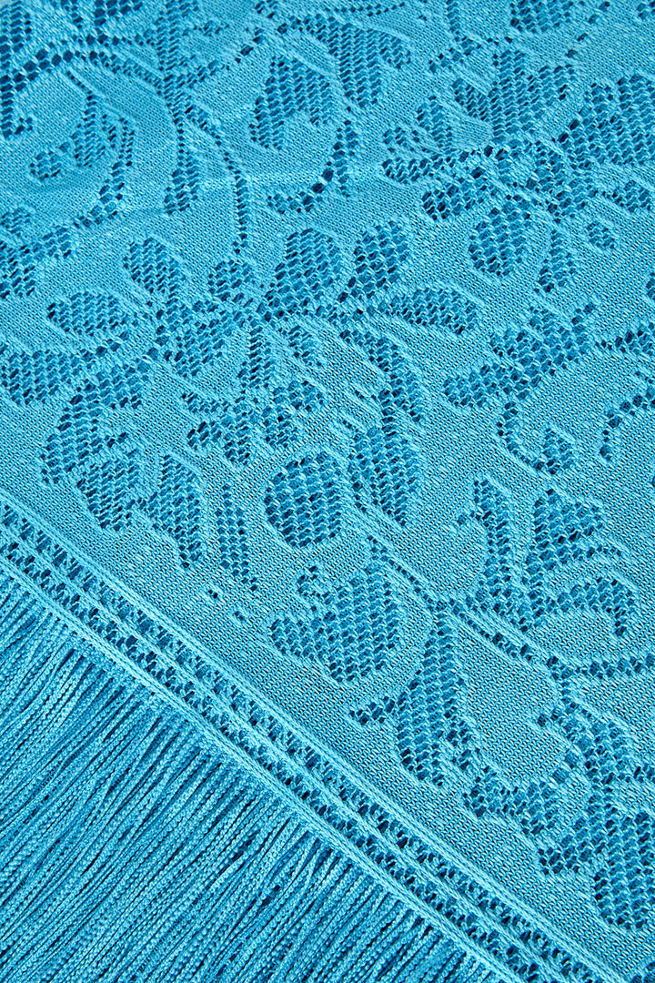 Joe Browns HB414A Summer Haze Blue Lacey Scarf - Experience Boutique