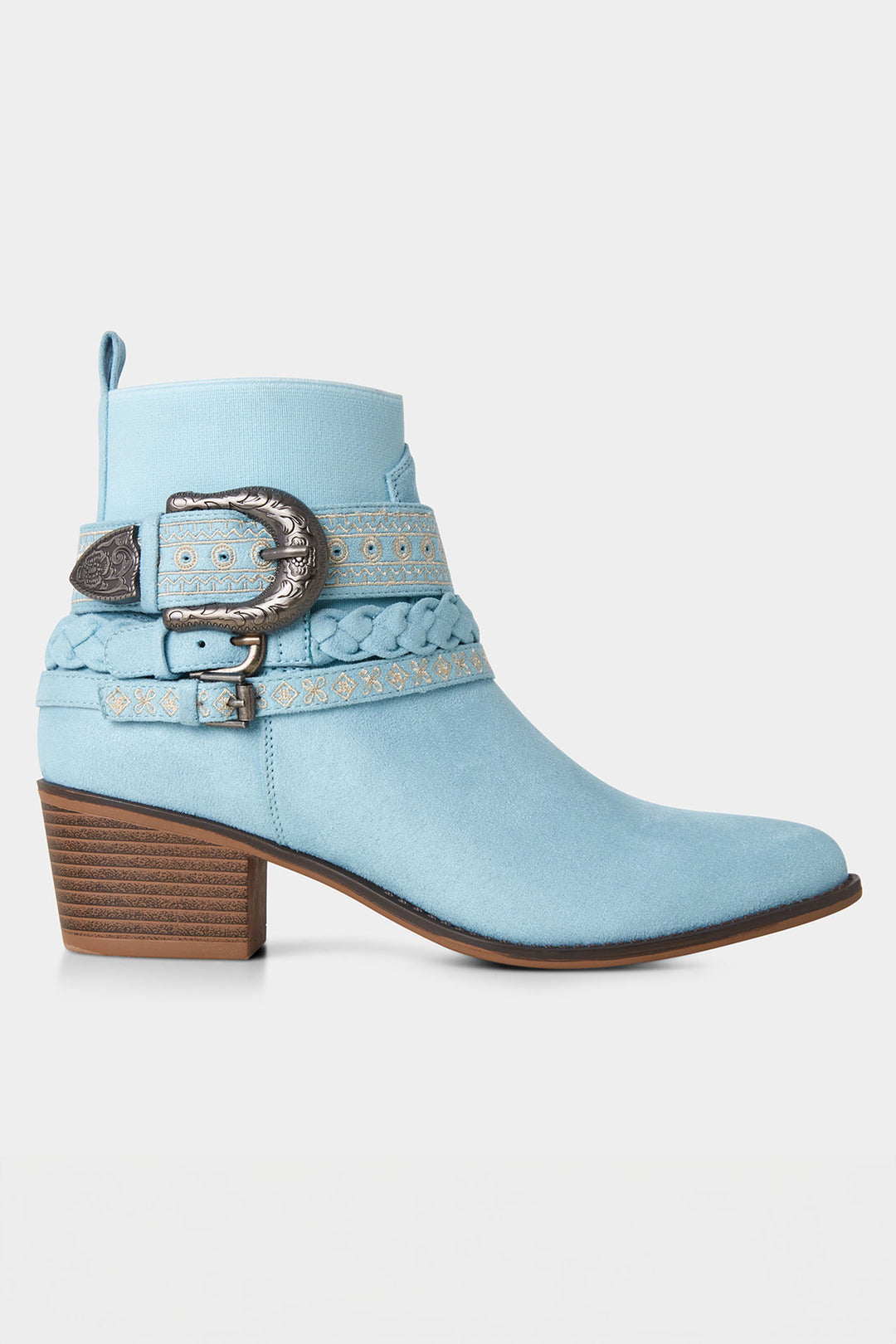 Joe Browns KA328A Horizon Boho Light Blue Slouch Boots - Experience Boutique