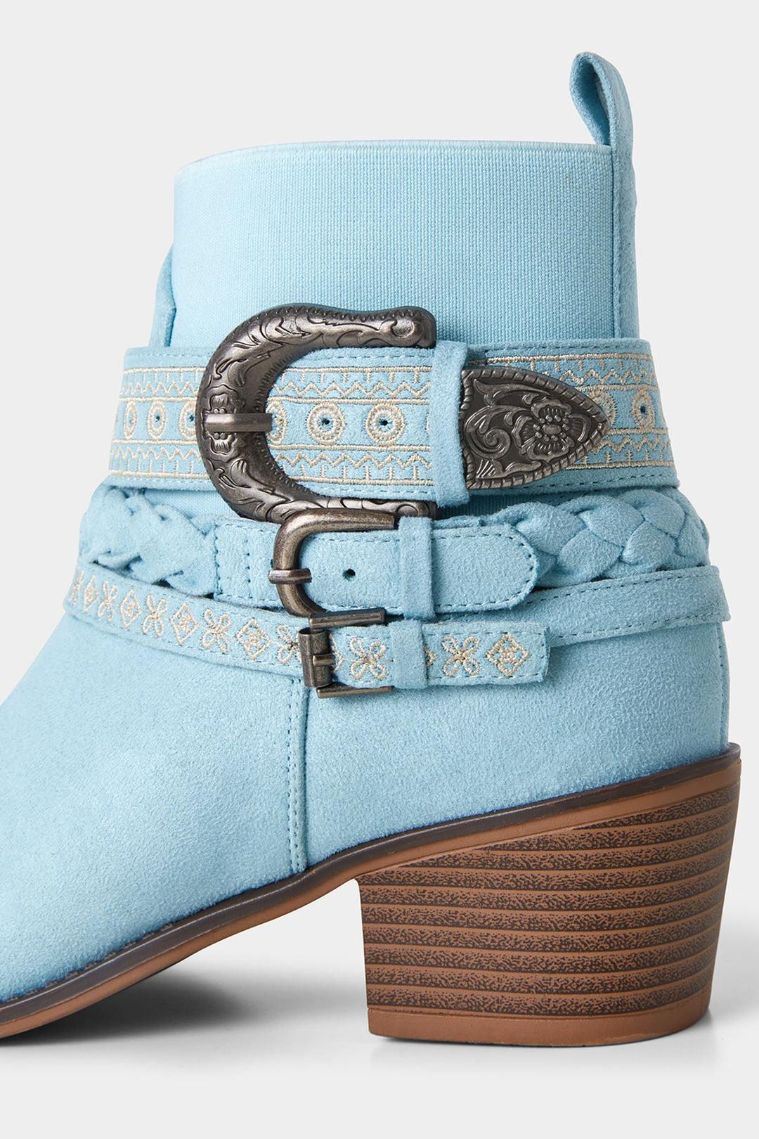 Joe Browns KA328A Horizon Boho Light Blue Slouch Boots - Experience Boutique