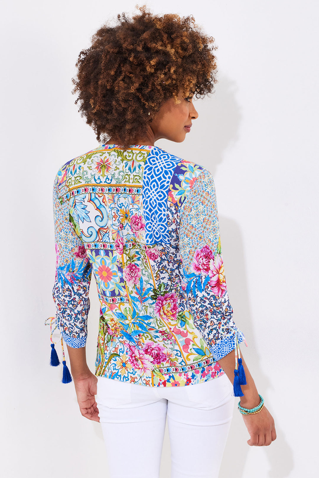 Joe Browns Lana Bright Embroidered Top WA422A - Experience Boutique