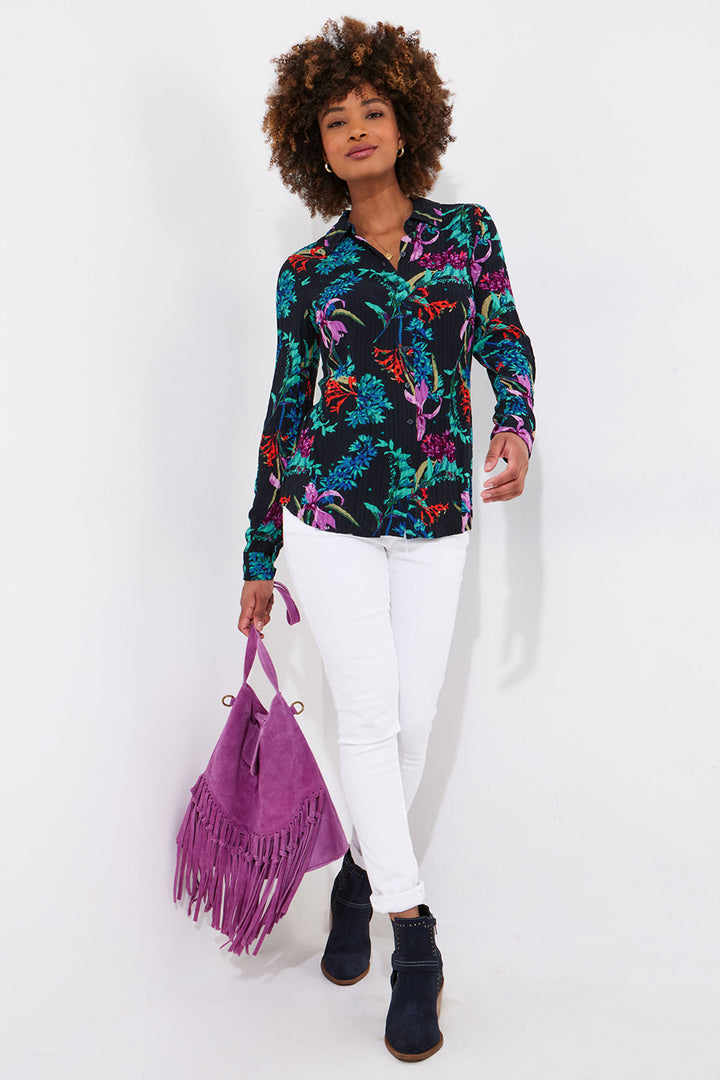 Joe Browns Summer Solstice Sequin Crinkle Blouse WA407A - Experience Boutique