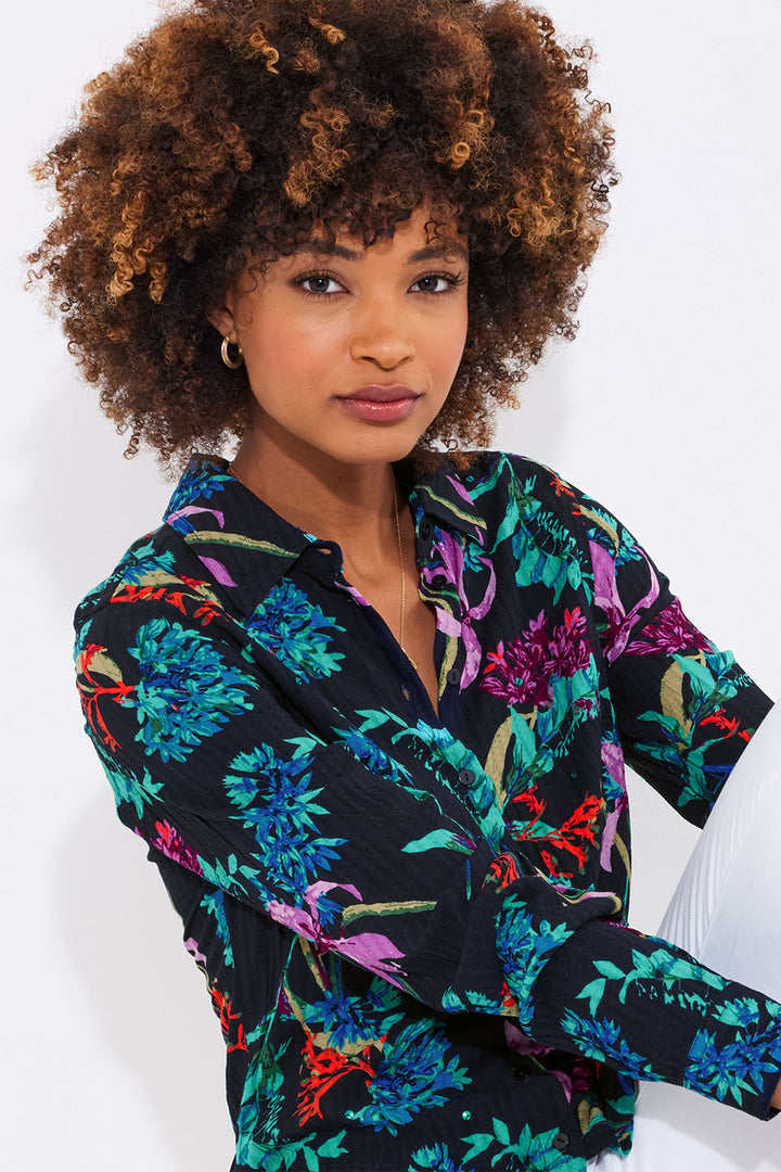 Joe Browns Summer Solstice Sequin Crinkle Blouse WA407A - Experience Boutique