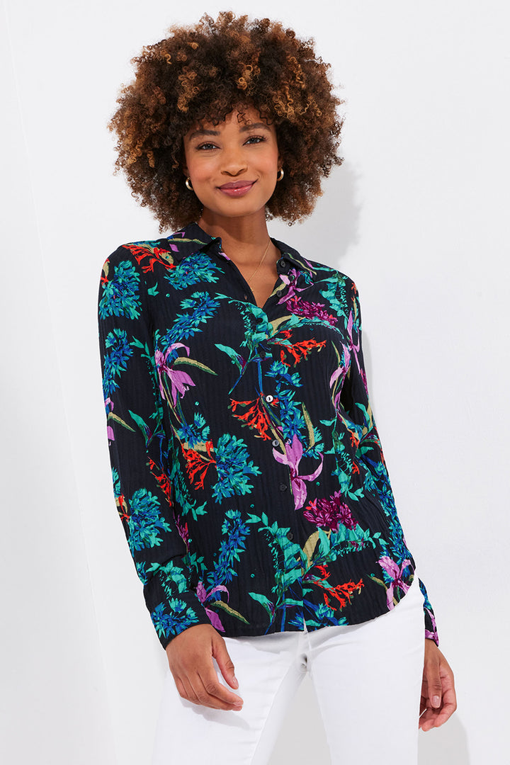 Joe Browns Summer Solstice Sequin Crinkle Blouse WA407A - Experience Boutique
