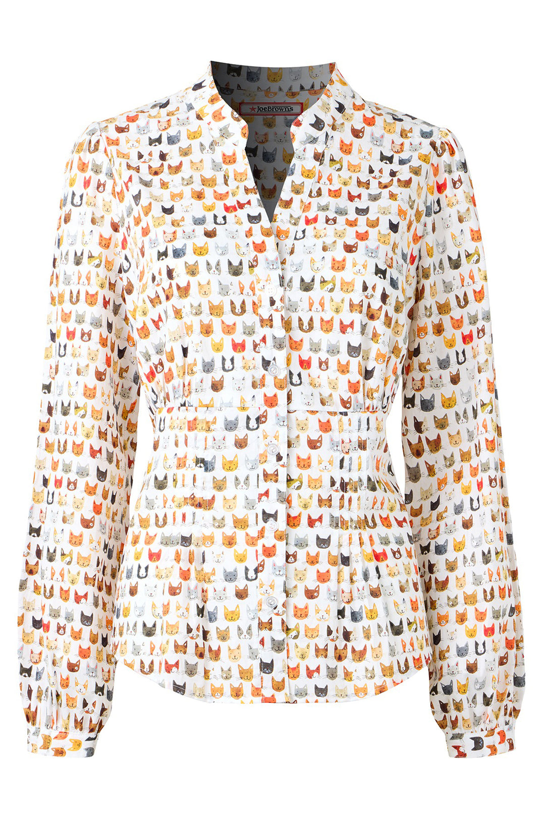Joe Browns WA466A White Cutest Cat Shirt