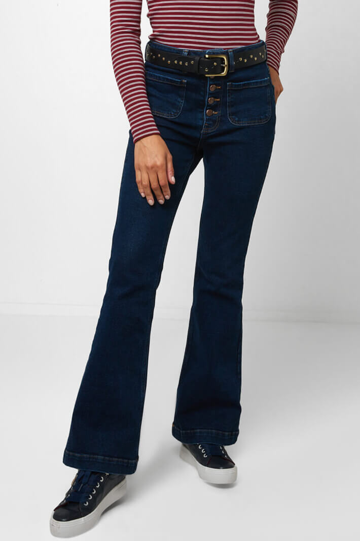 Joe Browns WB322 Indigo Vintage Valerie Flared Jeans - Experience Boutique