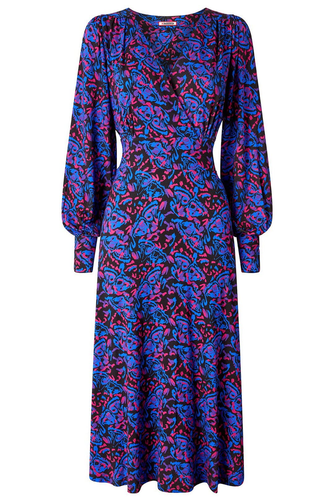 Joe Browns WF333A Black Butterfly Wings Printed Jersey Dress