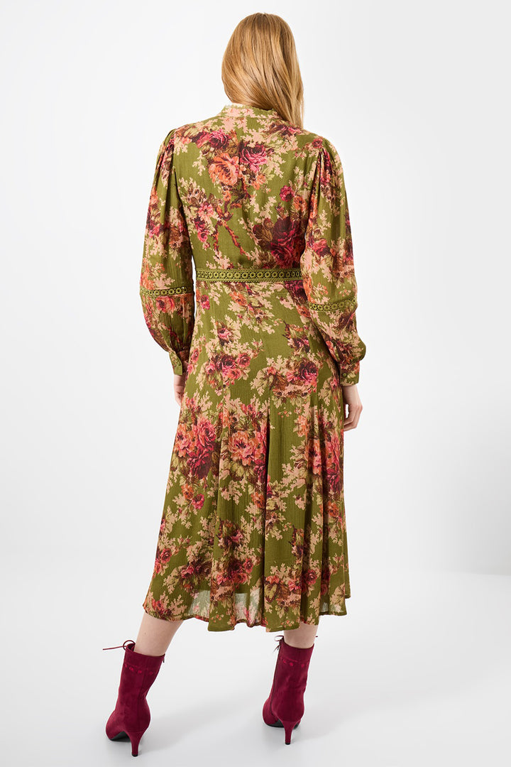 Joe Browns WF352A Green Vintage Roses Dress