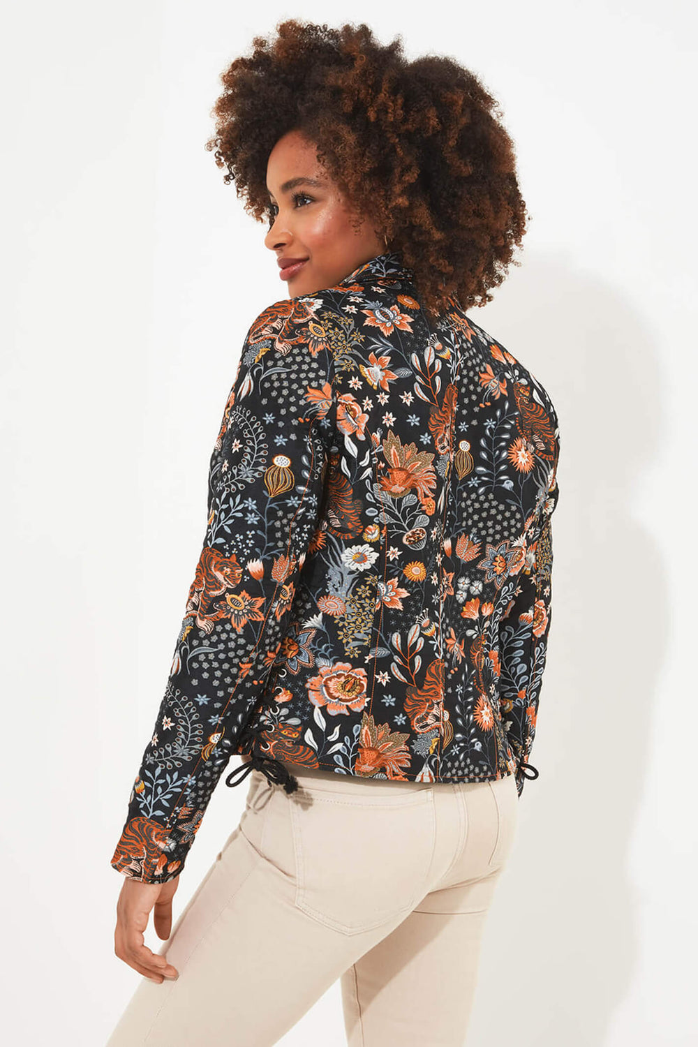 Joe Browns WJ609 Black Beautiful Boutique Embroidered Biker Jacket - Experience Boutique