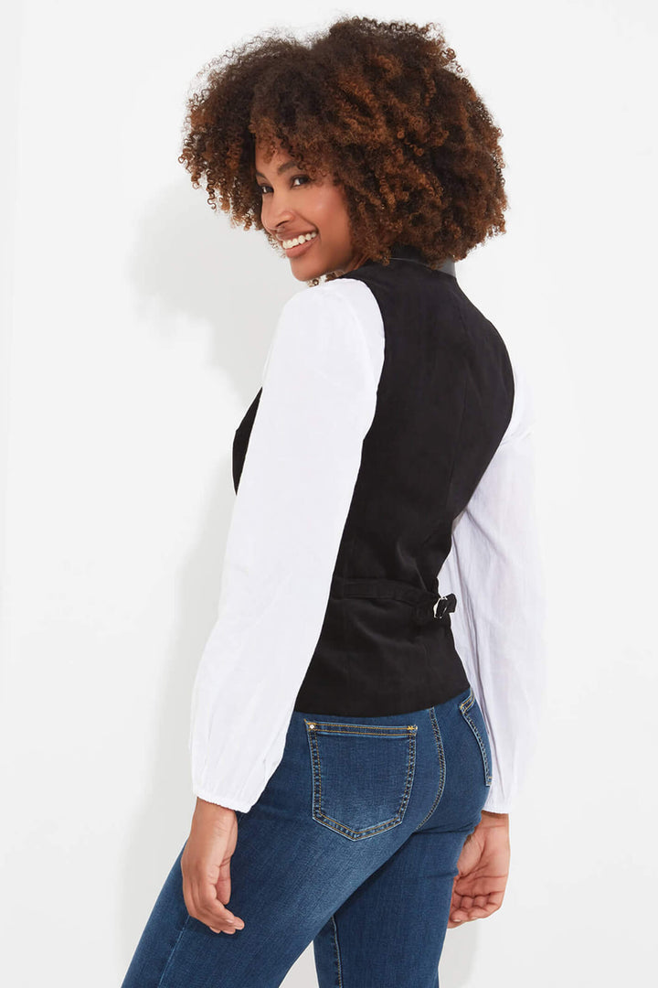Joe Browns WJ614A Black Very Velvet Waistcoat - Experience Boutique
