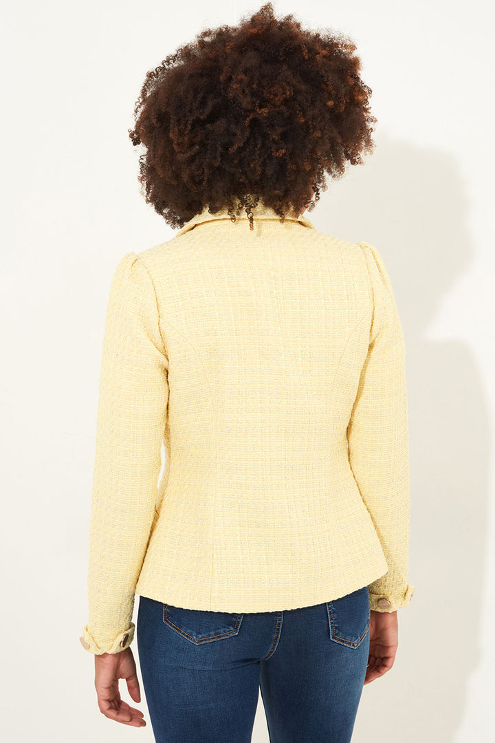 Joe Browns WJ633A Yellow Ray Of Sunshine Retro Blazer - Experience Boutique