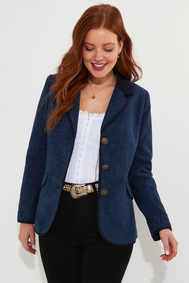 Joe Browns WJ658A Blue Joe's Favourite Forever Jacket - Experience Boutique