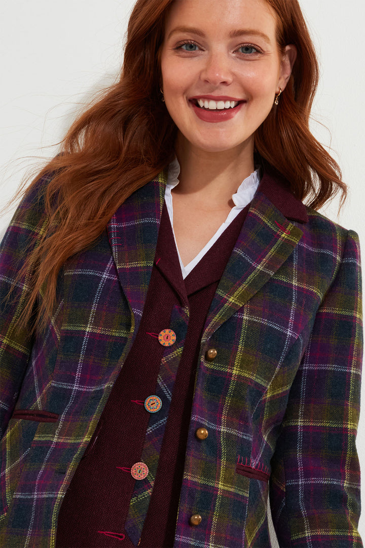 Joe Browns WJ681A Purple Joe's Heritage Jacket - Experience Boutique