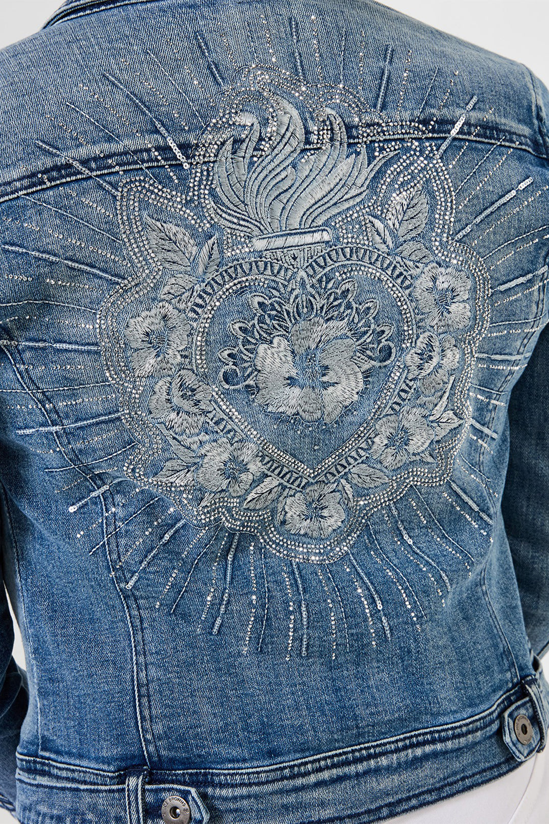 Joe Browns WJ777A Blue Exquisite Embroidered Boutique Jacket