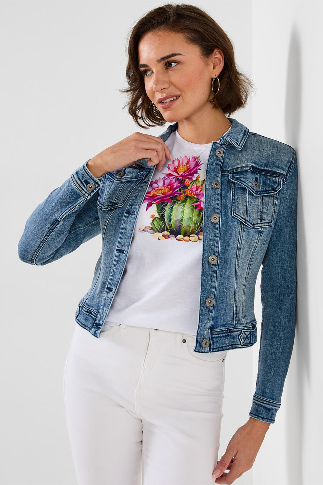 Joe Browns WJ777A Blue Exquisite Embroidered Boutique Jacket