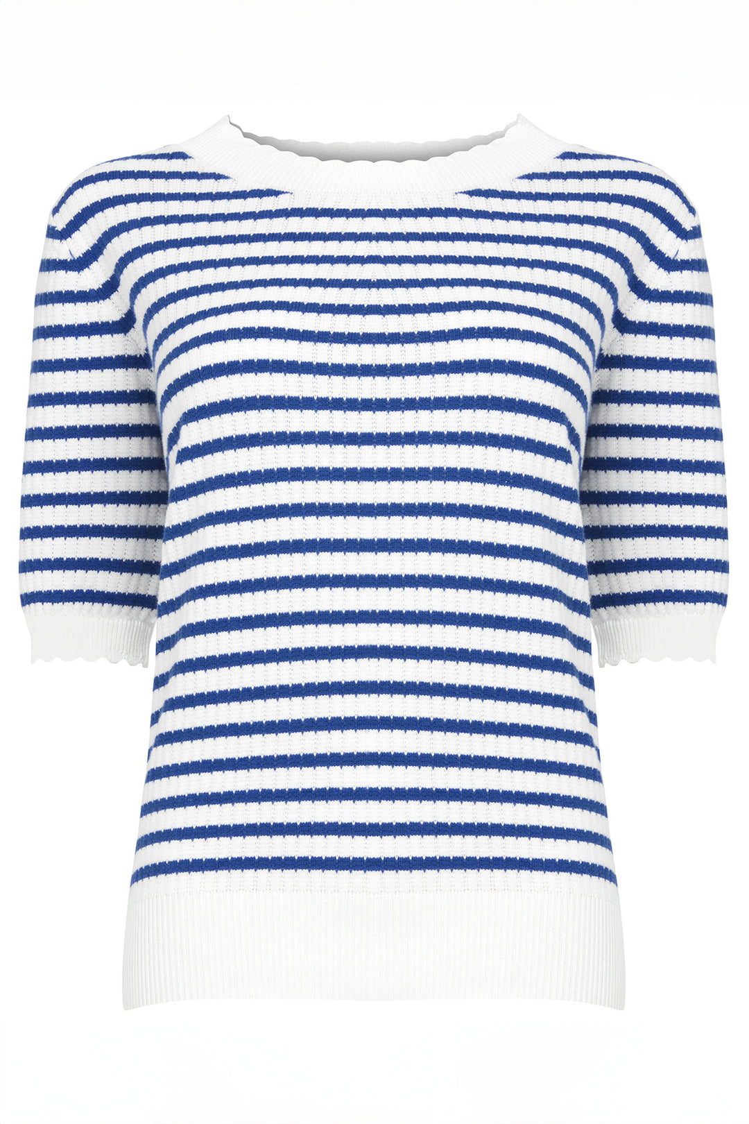 Joe Browns WK713A Jolie Blue Striped Knit Top - Experience Boutique