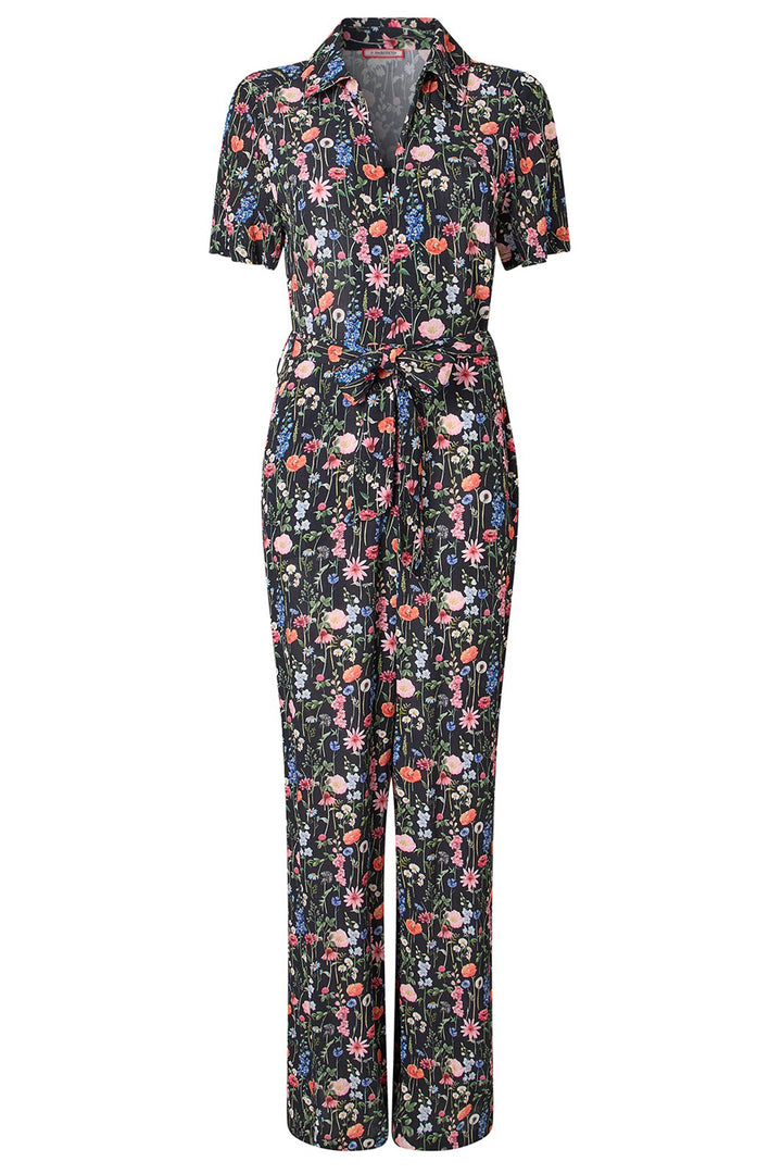 Joe Browns WM013A Black In Bloom Floral Jumpsuit