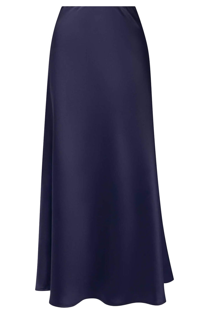 Joe Browns WS388 Midnight Midi Satin Skirt - Experience Boutique