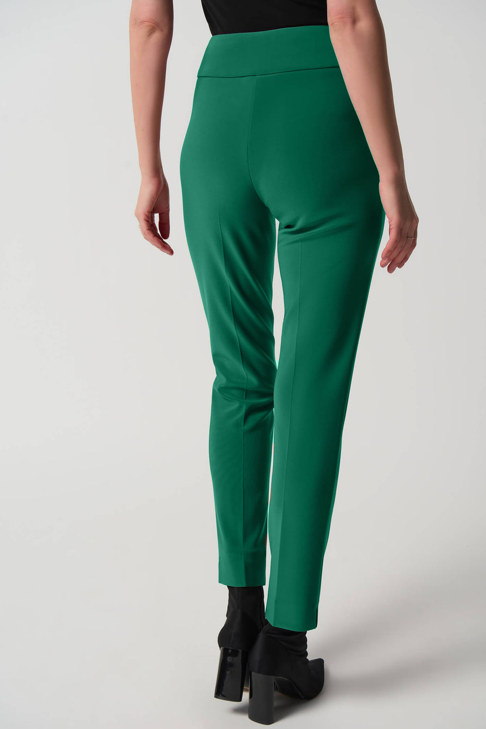 Joseph Ribkoff 144092TT Kelly Green Slim Leg Pull-On Trousers - Experience Boutique