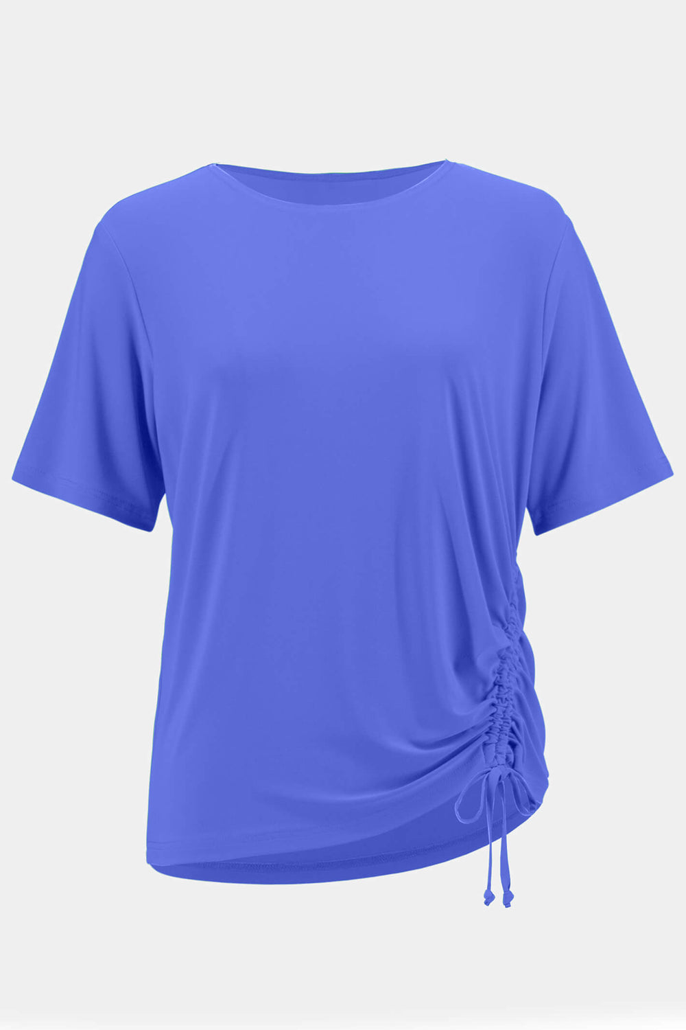 Joseph Ribkoff 232030 Iris Blue Ruche Detail Top - Experience Boutique