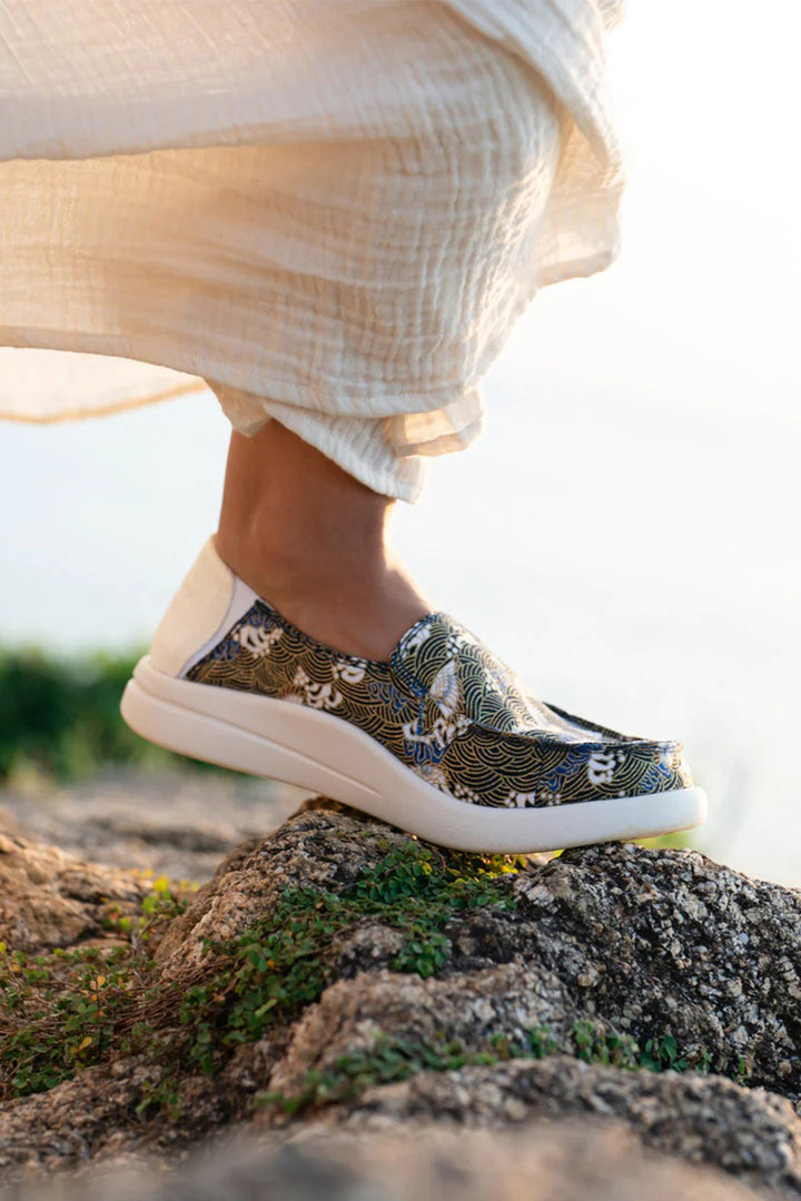 Kickback Rizzo Black Oriental Lightweight Shoes