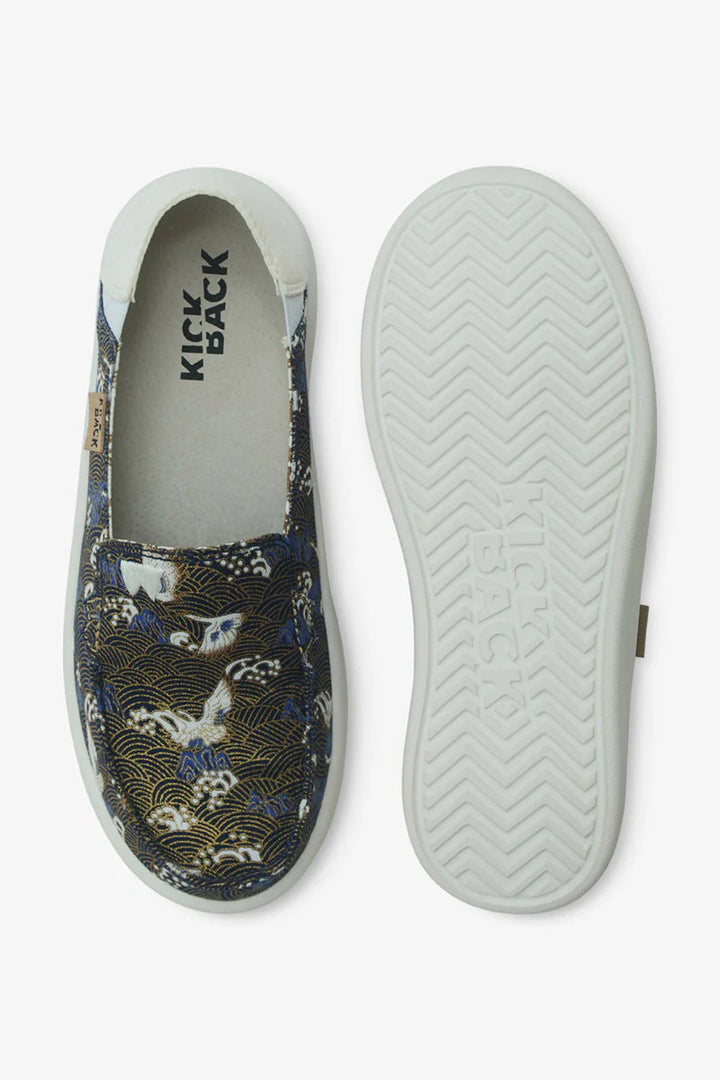 Kickback Rizzo Black Oriental Lightweight Shoes