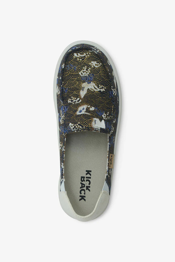 Kickback Rizzo Black Oriental Lightweight Shoes