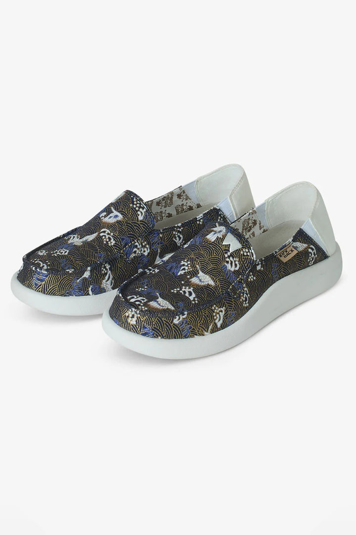 Kickback Rizzo Black Oriental Lightweight Shoes