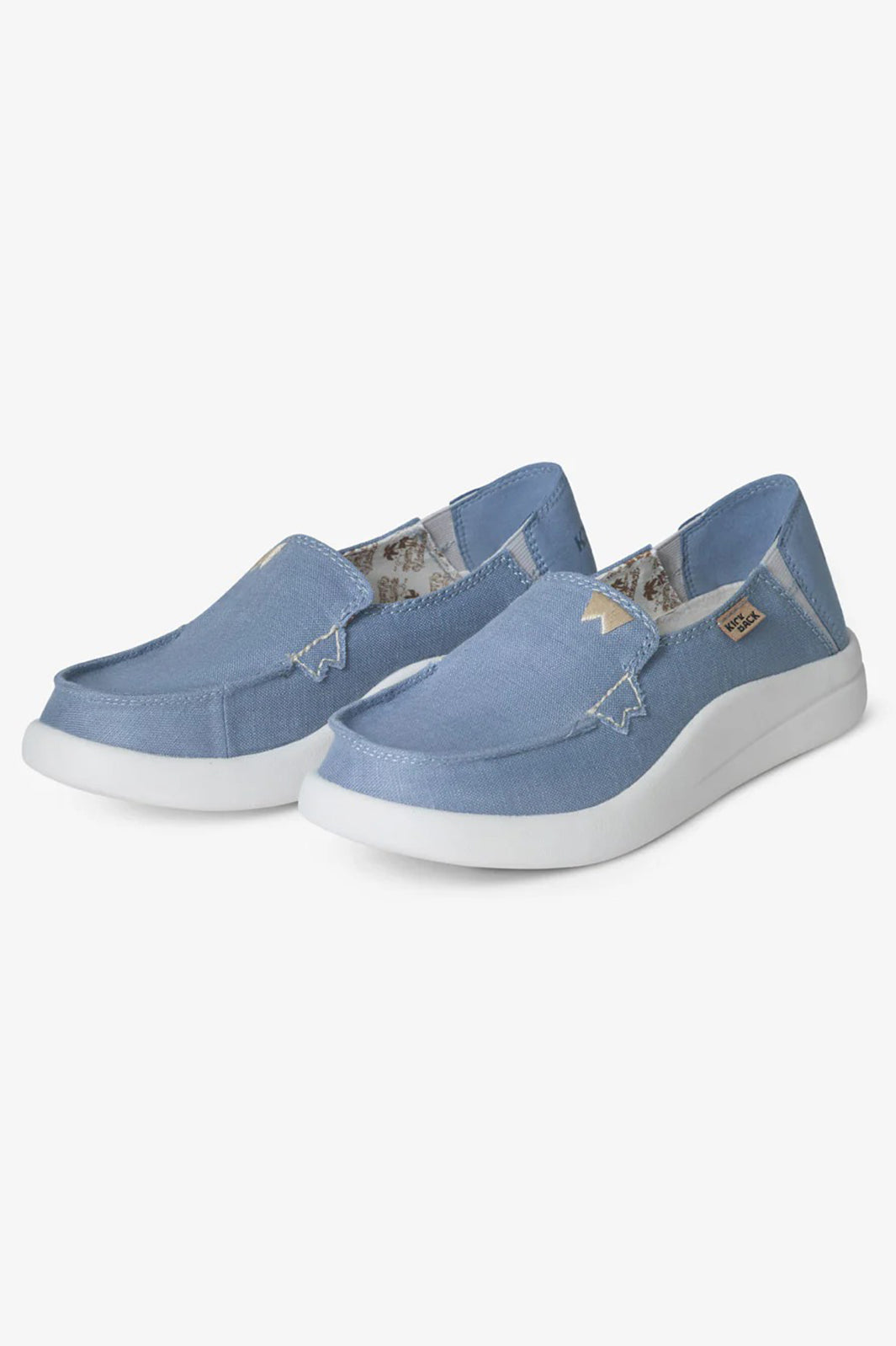 Kickback Rizzo Light Blue Linen Lightweight Shoes