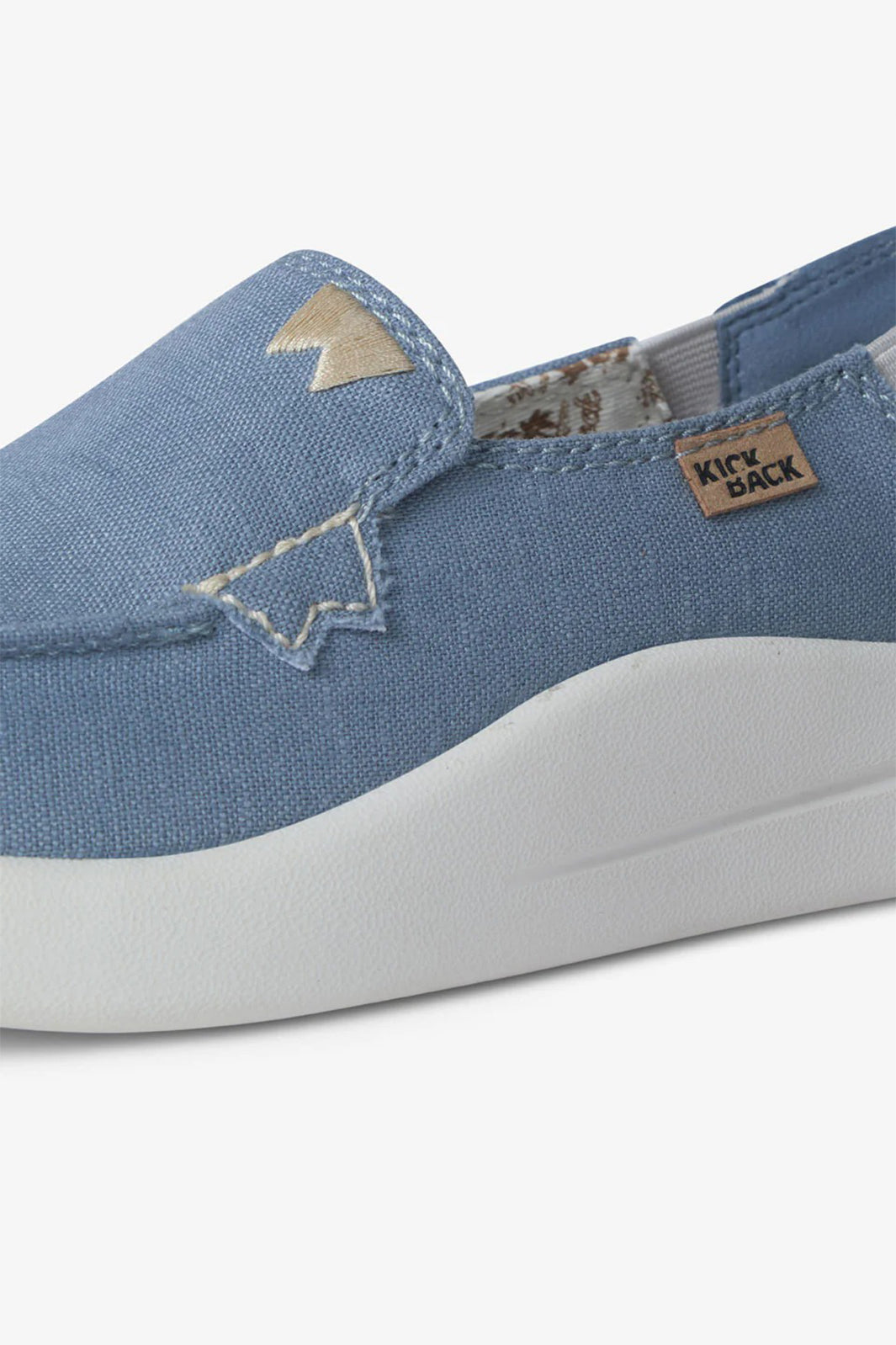 Kickback Rizzo Light Blue Linen Lightweight Shoes