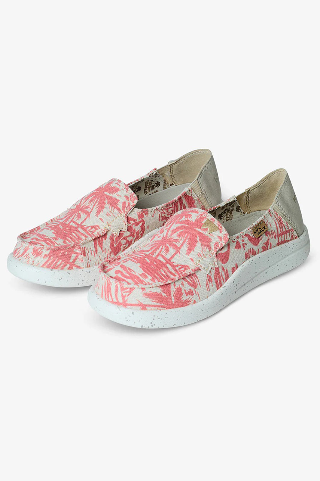 Kickback Rizzo Pink Beach Print Lightweight Shoes