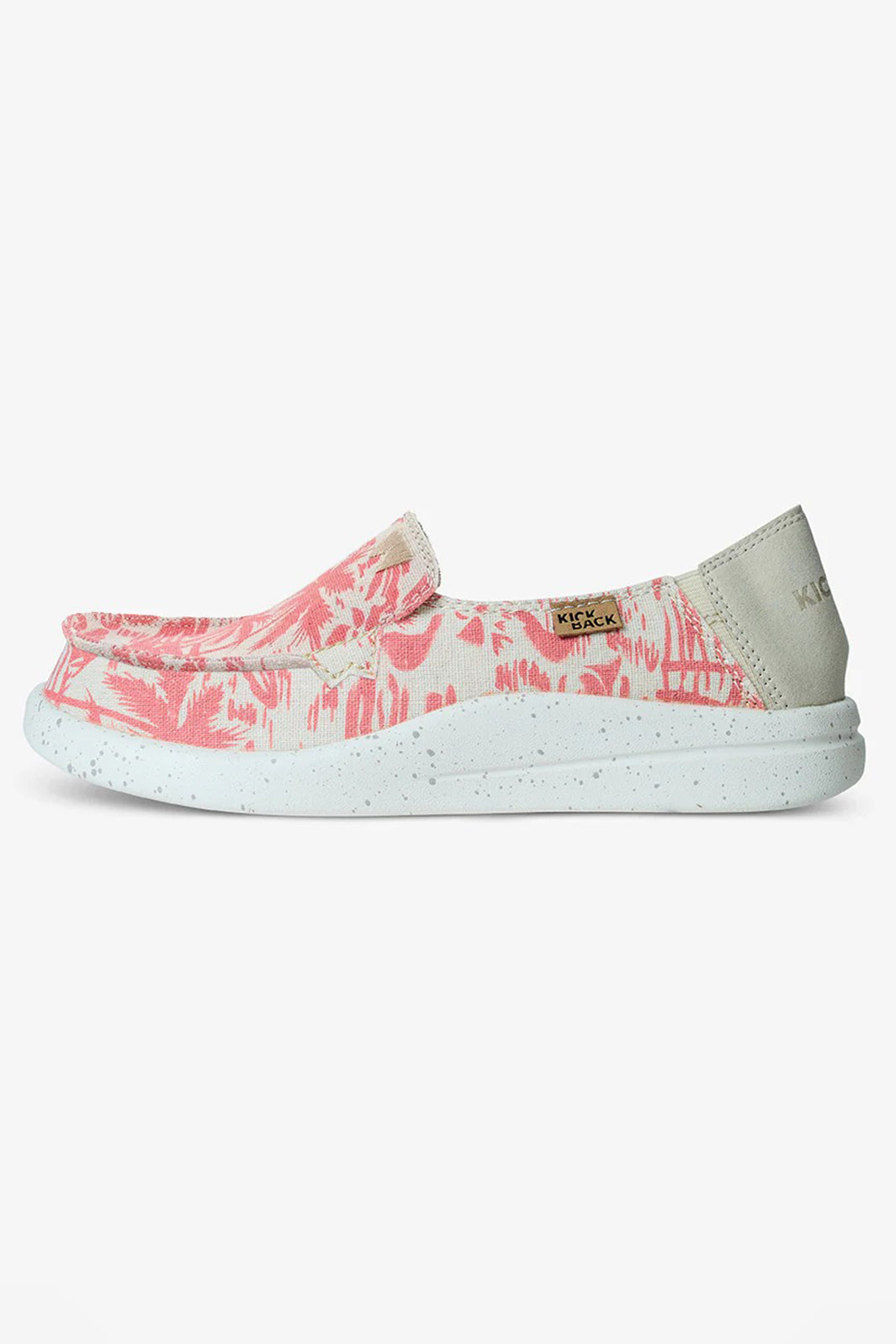 Kickback Rizzo Pink Beach Print Lightweight Shoes