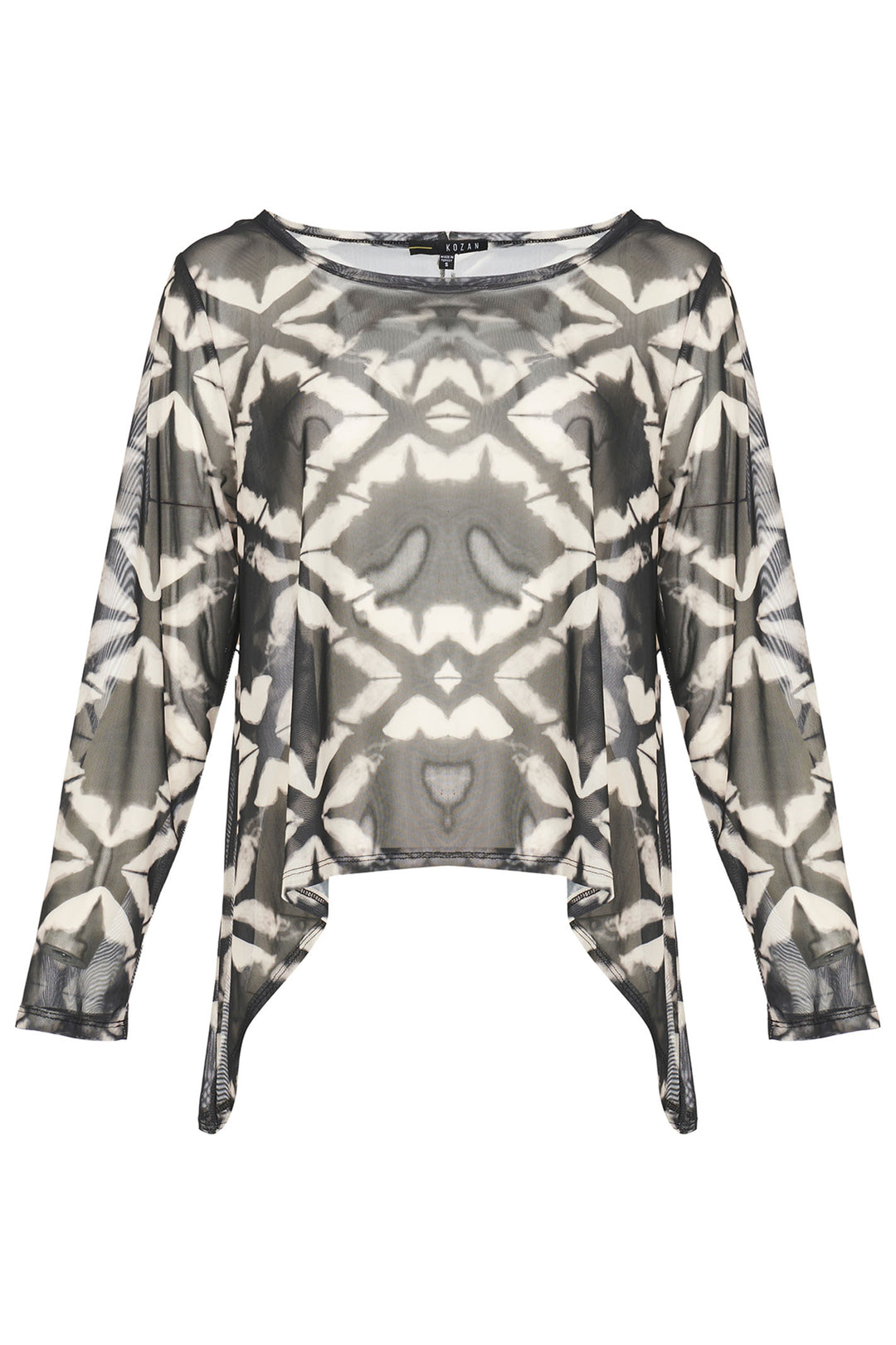 Kozan SH-411765 Milla Black Optic Print Over Top - Experience Boutique