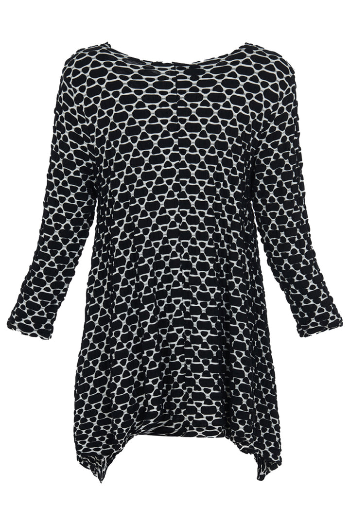Kozan Top Juliette Bead Black Print TS-4145