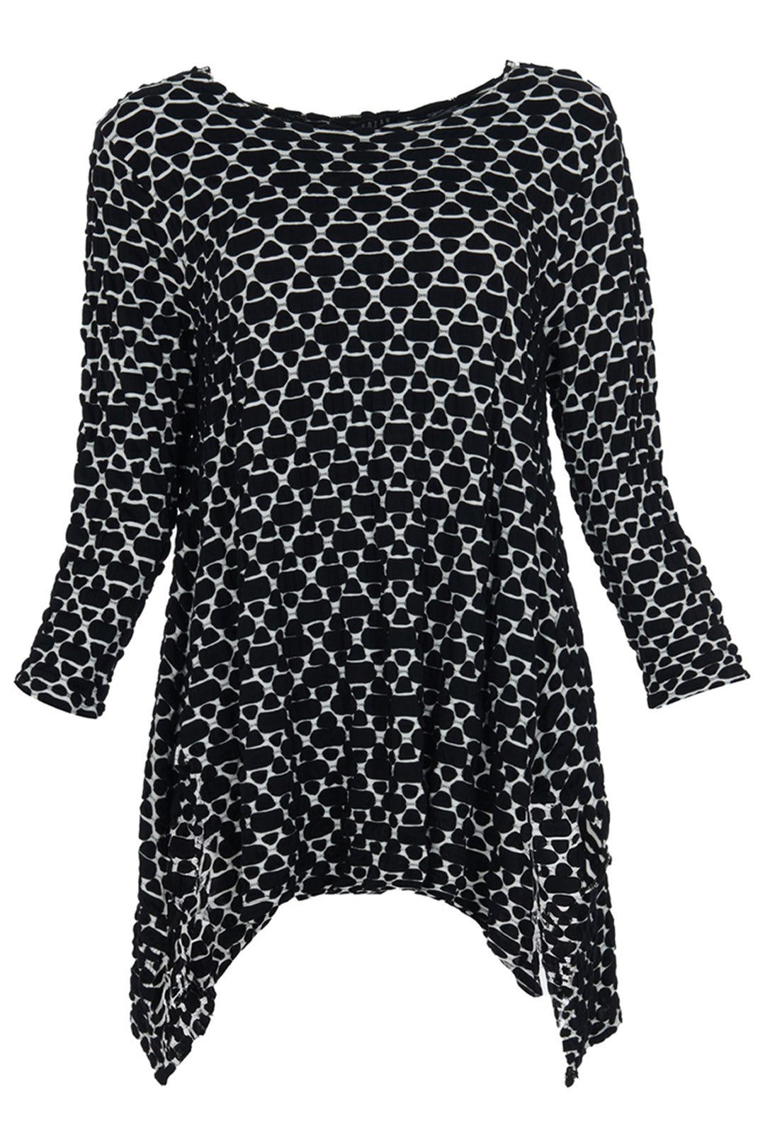 Kozan Top Juliette Bead Black Print TS-4145