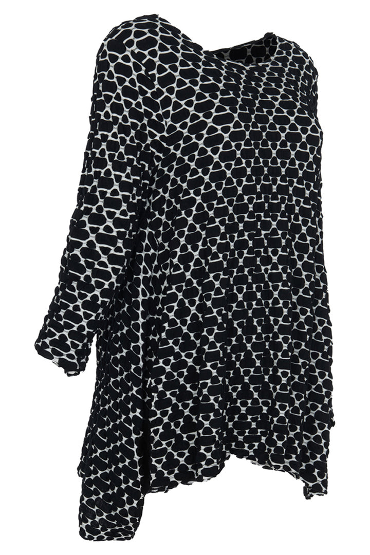 Kozan Top Juliette Bead Black Print TS-4145